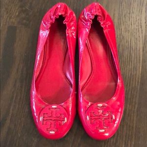 Pink Tory Burch Ballet Flats